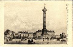 Ancien Paris - La Colonne de Juillet