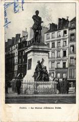 Paris 5e-Statue d'Etienne Dolet à Paris 5e