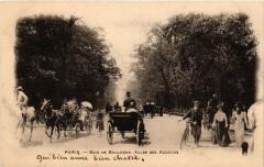 Carte postale ancienne Bois de Boulogne - Allée des Accacias
                                                                     à Paris 16e
                                