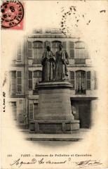 Paris 5e-Statues de Pelletier et Caventou à Paris 5e