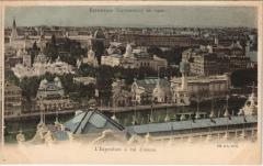 Expo 1900 Paris a vol d'oiseau
