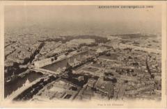 Expo 1900 Paris vue a vol d'oiseau