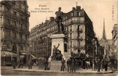 Paris 5e-Statue d'Etienne Dolet-Place Maubert à Paris 5e