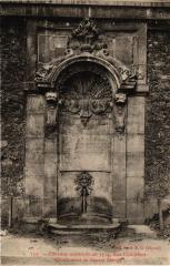 Paris 5e-Fontaine construite en 1714 à Paris 5e