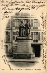 Paris 5e-Statues de Pelletier et Caventou à Paris 5e