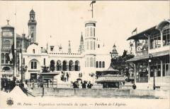 Expo 1900 Paris Pavillon de l'Algerie