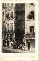 Ancien Paris - Maison dite l'Arabe -
													75 Paris
												