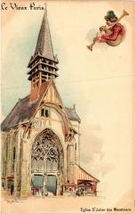 Paris Expo 1900 - Le Vieux Paris Eglise Saint-Julien des Ménétriers