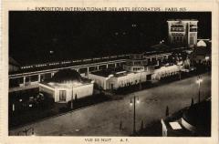 Paris Expo 1925 vue de nuit