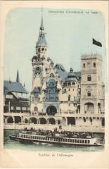 Expo 1900 Paris Pavillon de l'Allemagne