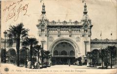 Paris Expo 1900 - palais des Transports