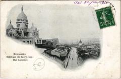 Montmartre - Basilique du Sacré-Coeur - Rue Lamarck à Paris 18e