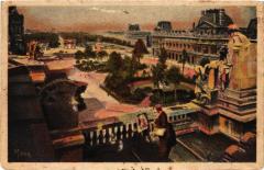 Paris (1e) - Jardin des Tuleries Percpectuive à Paris 1er