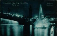 Paris Expo 1925 vue de nuit