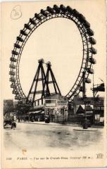 Carte postale ancienne Vue sur la Grande Roue
                                                                     à Paris 15e
                                