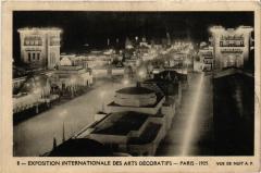 Paris Expo 1925 vue de nuit