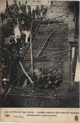 Les Zeppelins Sur Paris Effondrement d'une marquise