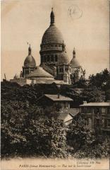 Vieux Montmartre - Vue sur le Sacré-Coeur à Paris 18e