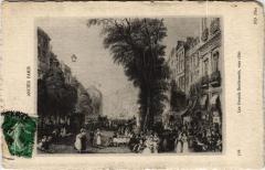 Paris 2e - Les Grands Boulevards, vers 1840 à Paris 2e