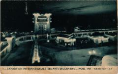 Paris Expo 1925 vue de nuit