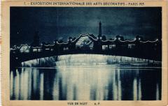 Paris Expo 1925 vue de nuit