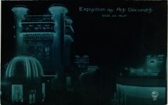 Paris Expo 1925 vue de nuit