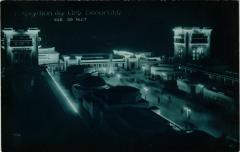 Paris Expo 1925 Vue de nuit