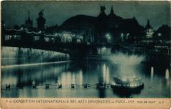 Paris Expo 1925 Vue de nuit