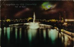 Paris Expo 1925 vue de nuit