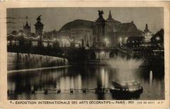 Paris Expo 1925 Vue de nuit