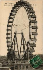 Carte postale ancienne La Grande Roue
                                                                     à Paris 7e
                                