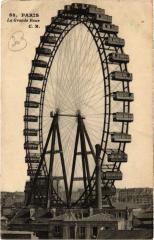 Carte postale ancienne La Grande Roue
                                                                     à Paris 7e
                                