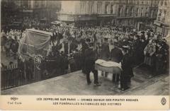 Les Zeppelins Sur Paris Les funerailles nationales des victimes