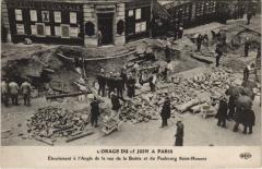 Paris Orage Du 15 Juin Rue de la Boetie Eboulement