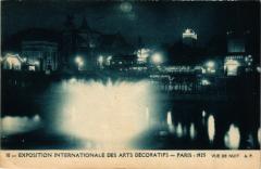 Paris Expo 1925 vue de nuit
