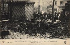 Les Zeppelins Sur Paris Effet de bombe