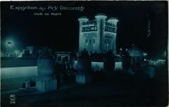 Paris Expo 1925 vue de nuit