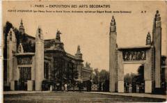 Paris Expo 1925 Porte d'Honneur