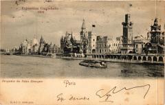 Paris Expo 1900 - Perspective des palais étrangers
