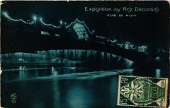 Paris Expo 1925 vue de nuit