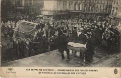 Les Zeppelins Sur Paris Les funerailles nationales des victimes