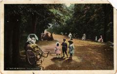 Carte postale ancienne Bois de Boulogne - Sous les ombrages
                                                                     à Paris 16e
                                