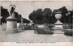 Paris (1e) - Jardin des Tuleries Allée centrale -
																					75001 Paris 1er
																			
