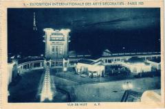Paris Expo 1925 vue de nuit