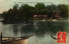 Lac du Bois de Boulogne - Vue sur l'Ile -
																					75000 Paris
																			