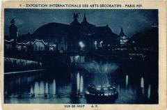 Paris Expo 1925 vue de nuit