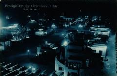Paris Expo 1925 vue de nuit