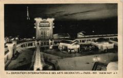 Paris Expo 1925 vue de nuit
