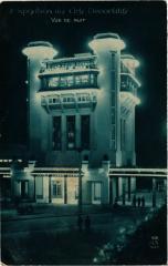 Paris Expo 1925 vue de nuit