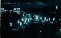 Paris Expo 1925 vue de nuit